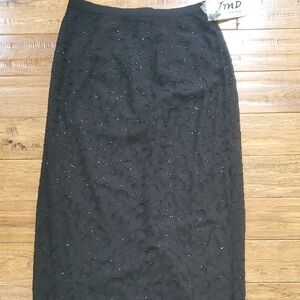 JMD Vintage Seqined Column Maxi Skirt